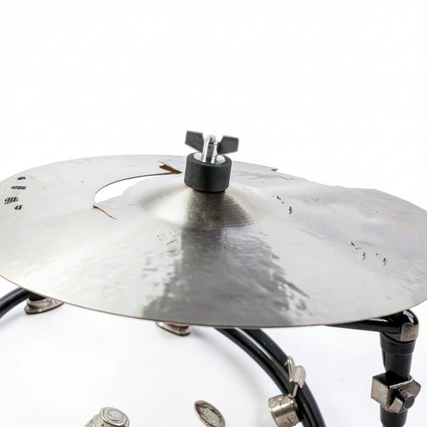Cymbal Stacker MusicGear Silver Pedestal Design-5