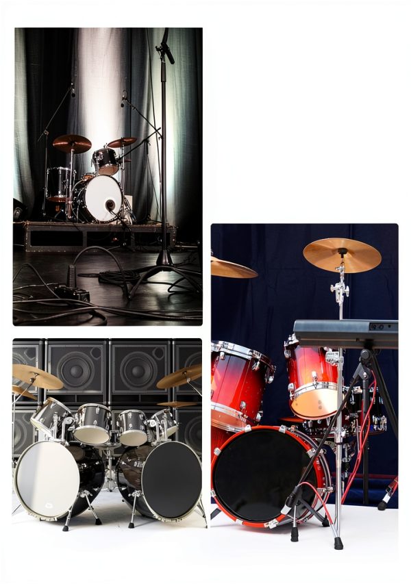 Pavo Cymbal Stacker for Drummers Silver Pedestal-2