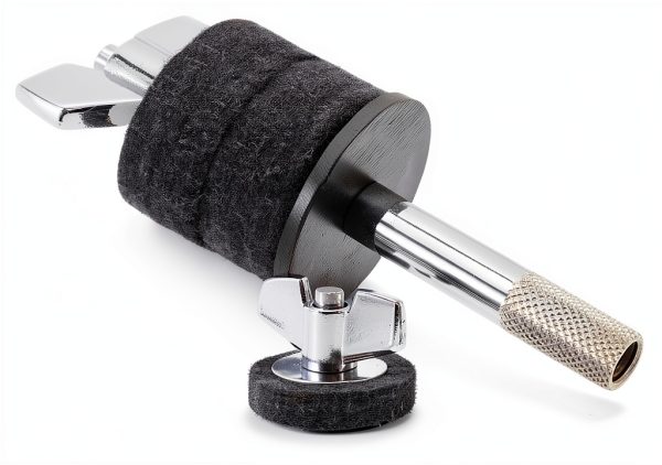 Pavo Cymbal Stacker for Drummers Silver Pedestal-6