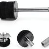 Drum Cymbal Stackers by Pavo, Chrome Finish, Pedestal Base-4