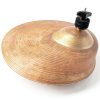Pavo Drum Cymbal Stacker Attachment Silver Faux Leather-5