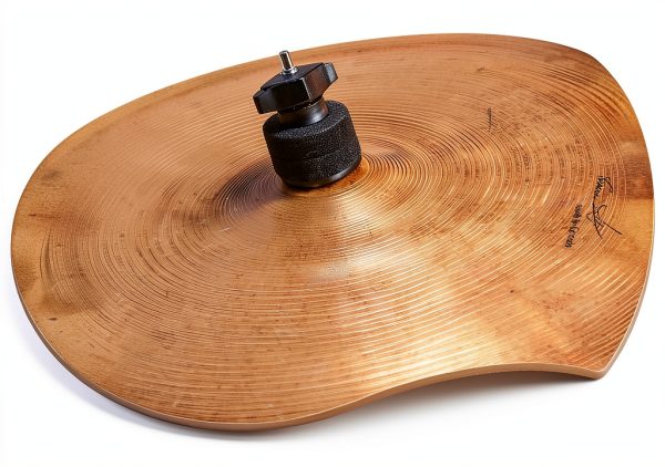 Pavo Drum Cymbal Stacker Attachment Silver Faux Leather-4