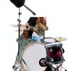 Drum Cymbal Stackers by Pavo, Chrome Finish, Pedestal Base-8