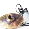 Pavo Drum Cymbal Stacker Attachment Silver Faux Leather-3