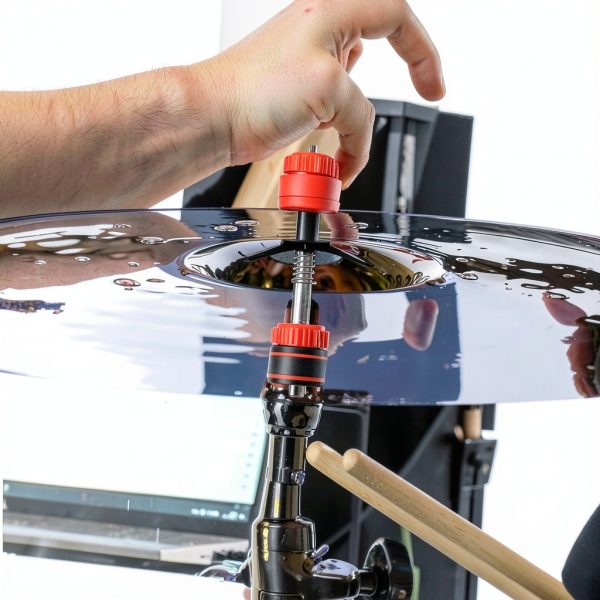 TOYANDONA Cymbal Quick Release Stacker Red-1