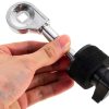 Pavo Drum Cymbal Stacker Attachment Silver Faux Leather-8