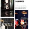 Pavo Cymbal Stackers Silver Drum Kit Accessories-2