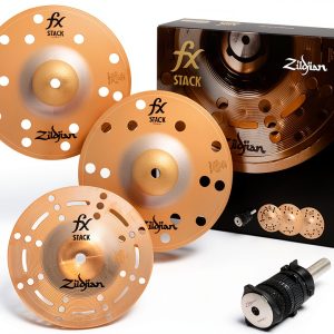 Zildjian FX Stacks Drum Set Cymbal Stackers Bronze-0
