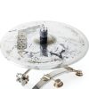 Cymbal Stacker MusicGear Silver Pedestal Drummers-5