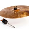 Drum Cymbal Stackers by Pavo, Chrome Finish, Pedestal Base-3