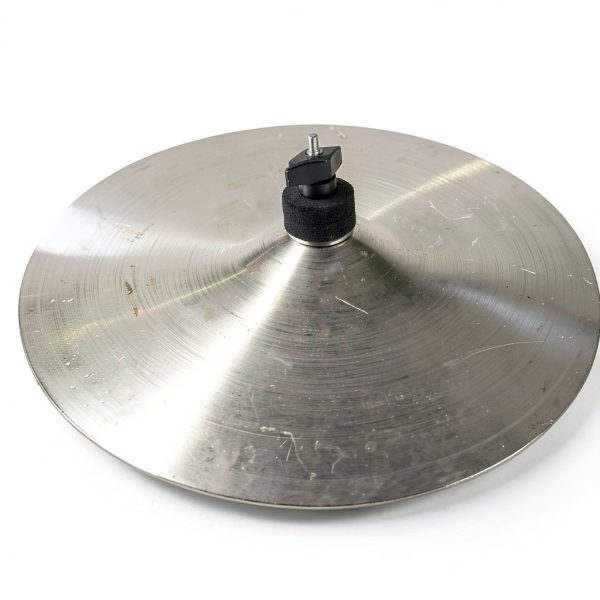 Pavo Drum Cymbal Stacker Attachment Silver Faux Leather-7