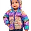 Polyester Cotton Girls Down Jacket GMF1A-3