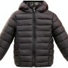 Kids Down Jacket Z Black Waterproof Winter Coat-4