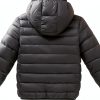 Kids Down Jacket Z Black Waterproof Winter Coat-1