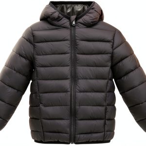 Kids Down Jacket Z Black Waterproof Winter Coat-0