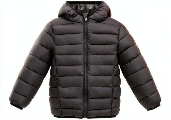 Kids Down Jacket Z Black Waterproof Winter Coat-2