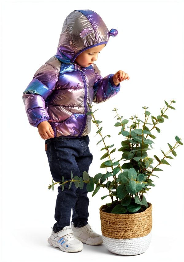 Girls Down Jacket UNICOMIDEA Polyester Cotton-4
