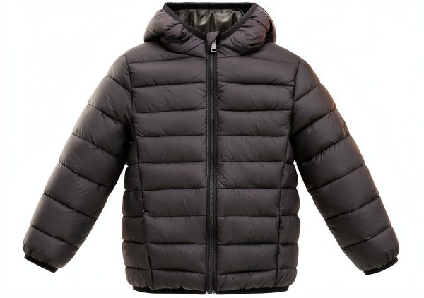 Kids Down Jacket Z Black Waterproof Winter Coat-5