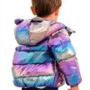 Polyester Cotton Girls Down Jacket GMF1A-5
