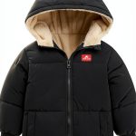 Baby Girls' Down Jackets & Coats AJ555-Black-120-0