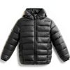 Kids Down Jacket Z Black Waterproof Winter Coat-3