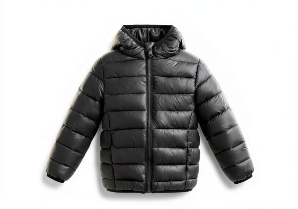Kids Down Jacket Z Black Waterproof Winter Coat-3