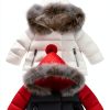 Baby Girls Down Jacket BB1322-100cm Cotton Fur with Down Lining-5