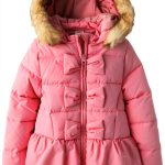 Gymboree Girls Jacket with Removable Faux Fur, Pink Unicorns 7 Years-0