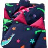 Gymboree Girls Quilted Dino Print Jacket Pink 12-18 Months-1