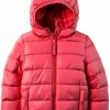 Gymboree Girls Quilted Water Resistant Jacket with Recycled Fill Pink-0