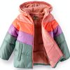 OshKosh B'Gosh Girls Fleece Lined Puffer Jacket Warm Cozy Winter Coat-1