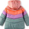 OshKosh B'Gosh Girls Fleece Lined Puffer Jacket Warm Cozy Winter Coat-2