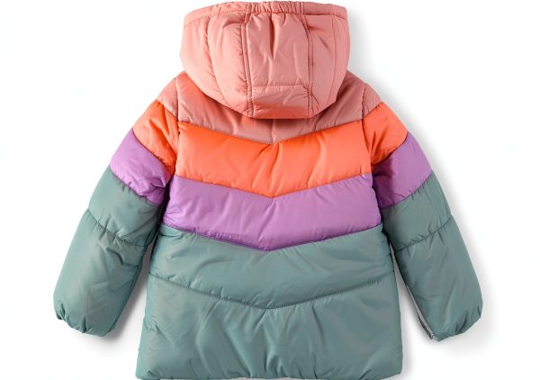 OshKosh B'Gosh Girls Fleece Lined Puffer Jacket Warm Cozy Winter Coat-2