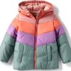OshKosh B'Gosh Girls Fleece Lined Puffer Jacket Warm Cozy Winter Coat-0