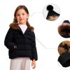 Baby Girls Down Jacket BB1322-100cm Cotton Fur with Down Lining-1
